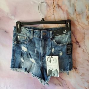 NWT Kendall & Kylie Distressed Denim Shorts